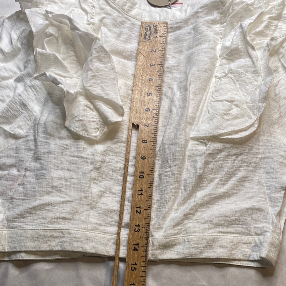 APRICOT‎ Ivory Ruffle Top - Picture 12 of 14